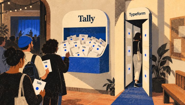 Tally sau Typeform: răspunsurile gratuite nu cumpără aceeași experiență