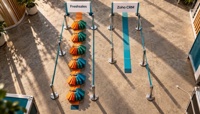 Freshsales или Zoho CRM: AI-сметката ја менува поевтината понуда