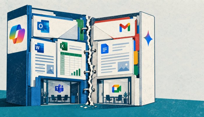 Microsoft 365 Copilot oder Gemini: Das vorhandene Büro entscheidet