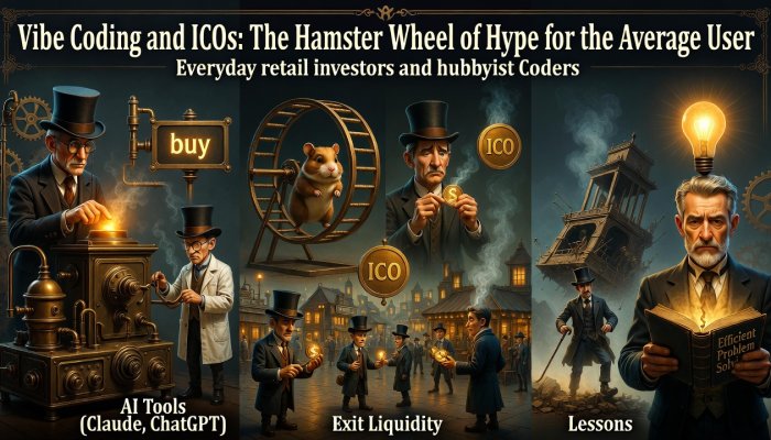 Vibe Coding and ICOs: The Hamster Wheel of Hype for the Average User