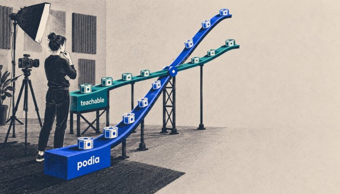 Podia či Teachable: lacnejší paušál môže prehrať na 7,5 % z predaja