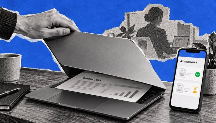 Amazon Quick sigue trabajando al cerrar el portátil: qué controla el usuario