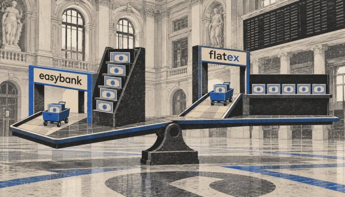 flatex oder easybank: Kleine Orders sparen heute, Depotwerte zahlen später