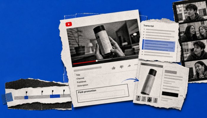 Publicités cachées sur YouTube : 45,5 % des vidéos du corpus oublient le label