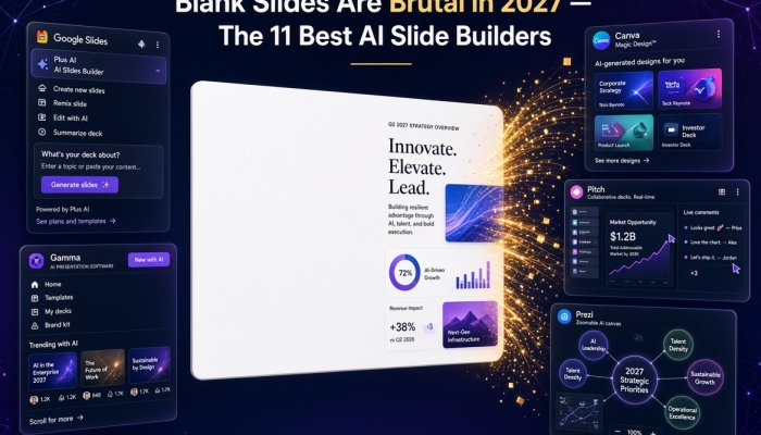 11 Picks for the Best AI Presentation Software & Slide Generator Tools in 2027