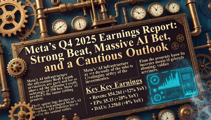 Meta's Q4 2025 Earnings Report: Strong Beat, Massive AI Bet, and a Cautious Outlook
