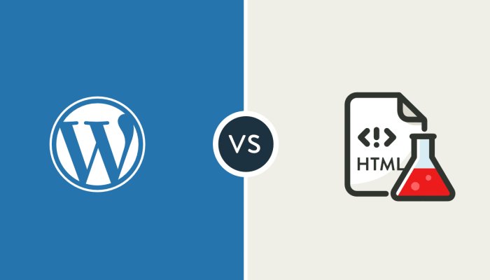 WordPress vs. Static HTML – Key Differences and Considerations
