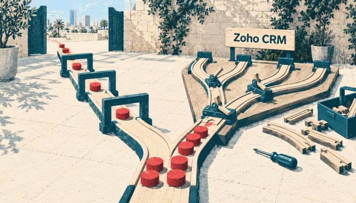 Zoho CRM או Pipedrive: התאמה עמוקה מתנגשת בהטמעה מהירה