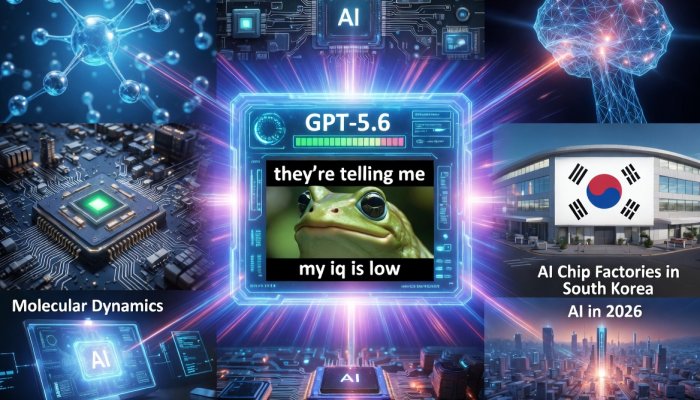 AI News Roundup: GPT-5.6 Rumors Intensify, Anthropic Eyes Custom Chips, South Korea’s Massive Semiconductor Push, and AI in Drug Discovery