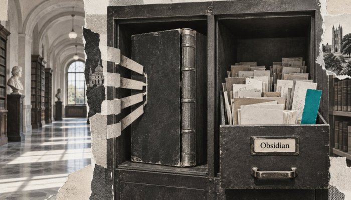Notion eða Obsidian: samvinna kostar eignarhald á eigin skrám