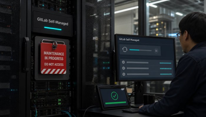 GitLab vá lỗi chạy lệnh trong CI: máy chủ đơn nút phải chấp nhận downtime