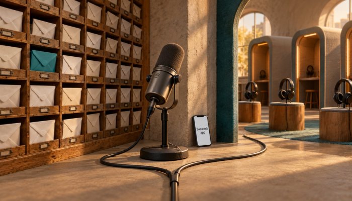SubstackアプリにPodcast専用タブ、発見と収益化は同じではない