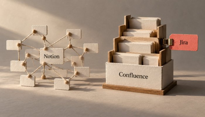 Notion, nebo Confluence: pružnost databází naráží na správu ve velkém