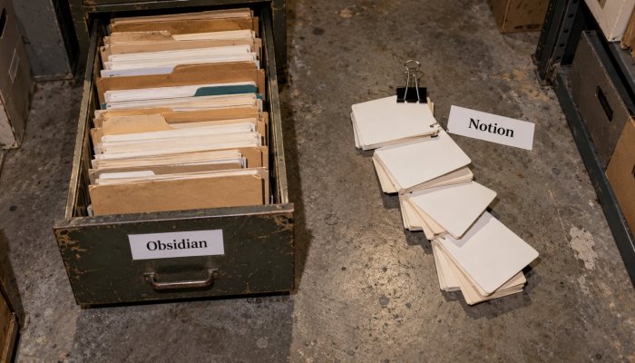 Notion hay Obsidian: cộng tác trên mây đổi lấy quyền giữ tệp lâu dài