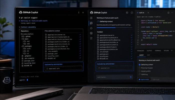 Excluir archivos de Copilot ya llega a CLI, pero no cubre todos los modos