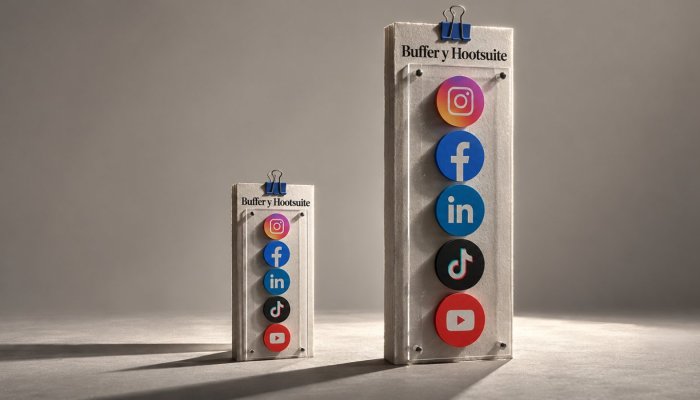 Buffer o Hootsuite: cinco canales pueden costar 25 o 99 dólares